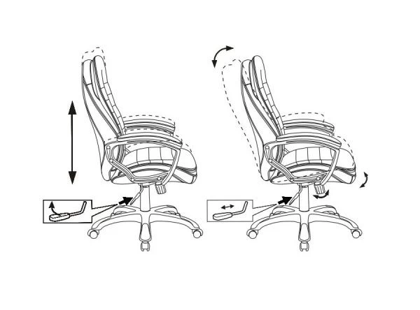 Кресло руководителя Бюрократ T-9950LT коричневый Boroko-37 эко.кожа крестовина пластик