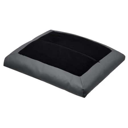 Купить Оттоманка HUG тёмно-серый, экокожа по низкой цене