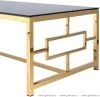 Журнальный стол 120*60 БРУКЛИН золото стекло smoke
