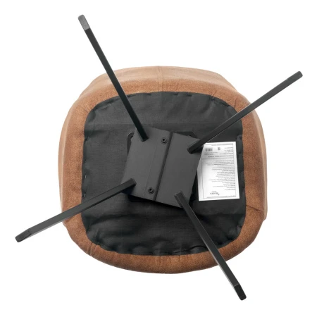 Купить Комплект из 2-х стульев Grant терракотовый шенилл на поворотном механизме в интернет-магазине КупиКресла.ру