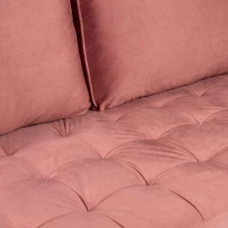 Купить Диван Scott трехместный пыльно-розовый по низкой цене