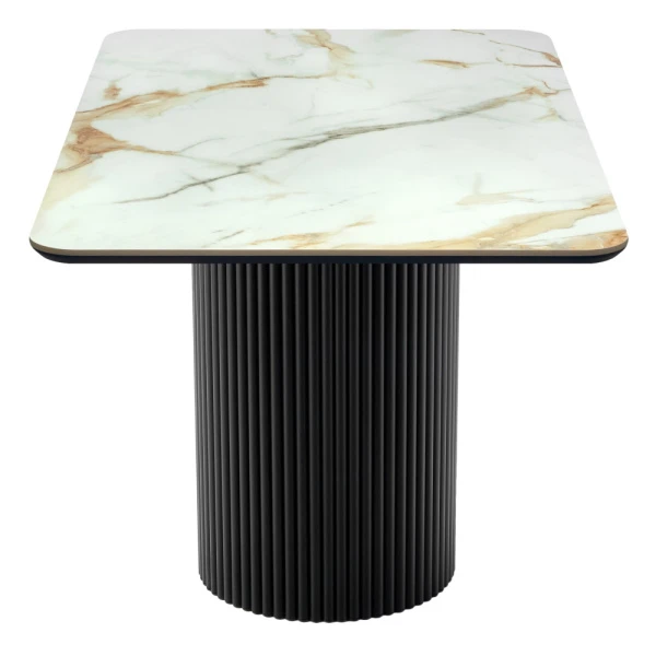 Купить Стол Festa 140x85x77см, керамогранит Calacatte gold по низкой цене