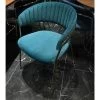 Купить Стул Turin бирюзовый с золотыми ножками по низкой цене