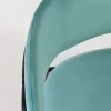 Купить Стул Napoli светло-бирюзовый с чёрными ножками в интернет-магазине КупиКресла.ру