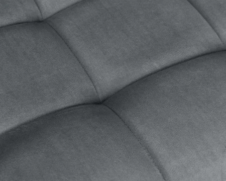 Купить Стул барный DOBRIN KRUGER ARM BLACK, серый велюр (MJ9-75) по выгодной цене для кафе, ресторанов и кухни