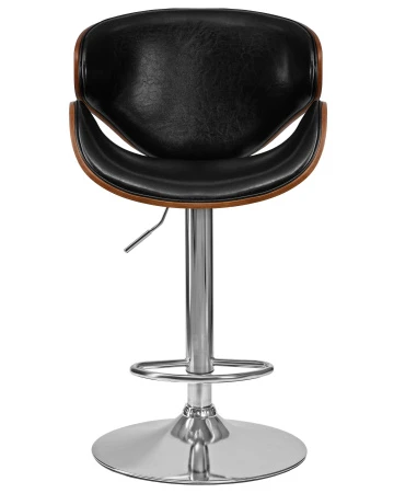 Купить Набор 2 шт Стул барный DOBRIN KARTER, коричневое дерево, чёрный в интернет-магазине КупиКресла.ру