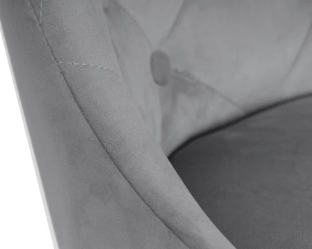 Купить Стул барный DOBRIN JOSEPH BLACK, серый велюр (MJ9-75) по выгодной цене для кафе, ресторанов и кухни