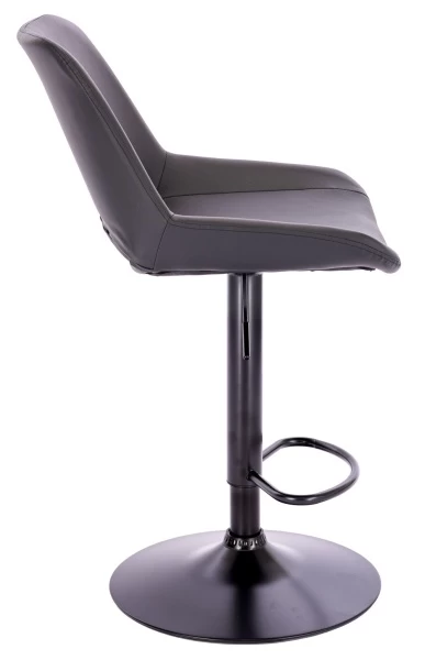 Барный стул Everprof Flash Экокожа Черный для кафе, ресторанов и кухни