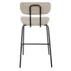 Купить Стул полубарный Ant букле латте по выгодной цене для кафе, ресторанов и кухни