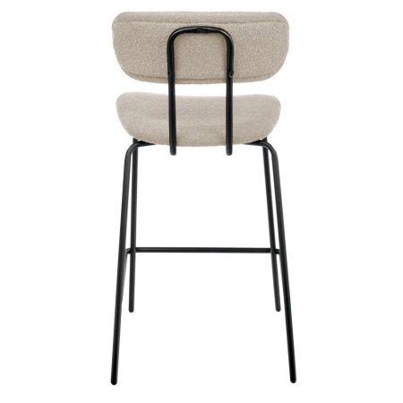 Купить Стул полубарный Ant букле латте по выгодной цене для кафе, ресторанов и кухни