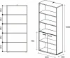 Купить Шкаф полузакрытый Everprof EVO (ЭВО) 800х383x1835 Кашемир/Дуб Соната по низкой цене