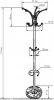 Купить Вешалка напольная Y-238 по низкой цене