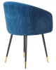 Купить Стул обеденный DOBRIN MARY, синий велюр (1922-20) в интернет-магазине КупиКресла.ру