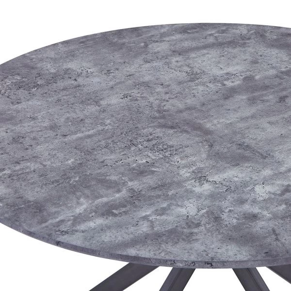 Купить Стол Ralf диам.120см, серая лава, антик по низкой цене