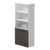Купить Шкаф комбинированный Everprof EVO (ЭВО) 800х383x1835 Белый/Дуб Пасадена по низкой цене