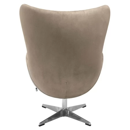 Купить Кресло EGG CHAIR латте, искусственная замша по низкой цене