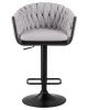 Купить Набор 2 шт Стул барный DOBRIN LEON, серая ткань (LAR 275-17) в интернет-магазине КупиКресла.ру