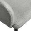 Купить Стул Bruno светло-серый, искусственный мех по низкой цене
