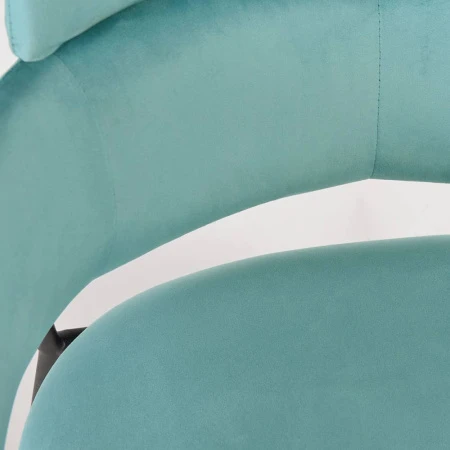 Купить Стул Napoli светло-бирюзовый с чёрными ножками в интернет-магазине КупиКресла.ру