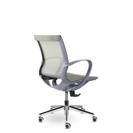 Офисные кресла - Кресло М-805 Йота/Yota grey PL TC-02 (серый)