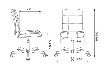 Офисные кресла - Кресло Бюрократ CH-330M черный Light-20 крестовина металл черный