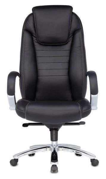 Кресло руководителя Бюрократ T-9923SL черный кожа крестовина металл хром | Купить в КупиКресла.ру