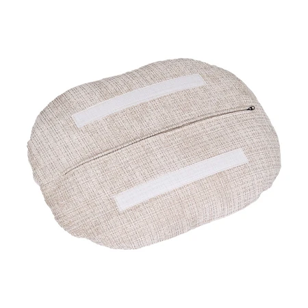 Купить Оттоманка BLISS оранж/серый, экокожа, шенилл по низкой цене