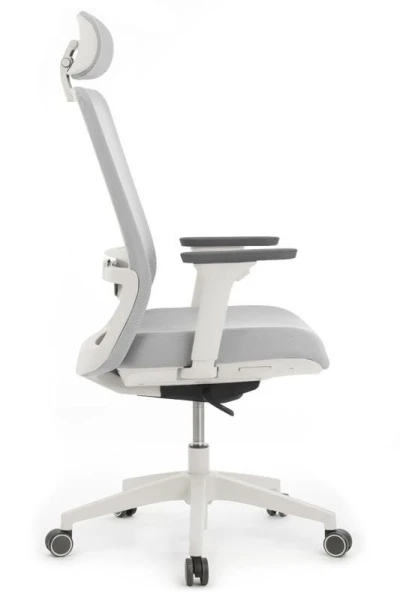 Кресло Work W-218C WHITE Светло-серый | Купить в КупиКресла.ру
