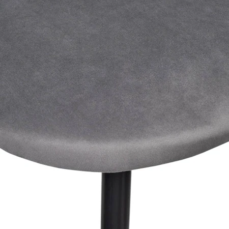 Купить Стул полубарный Leo темно-серый по выгодной цене для кафе, ресторанов и кухни