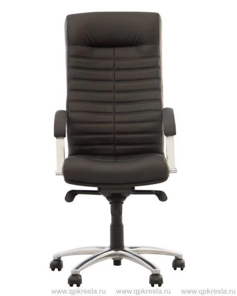 Кресло руководителя ORION STEEL CHROME (Орион) (Экокожа черный)