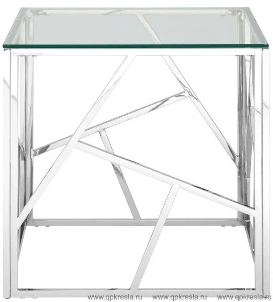 Журнальный столик АРТ ДЕКО 55 Серебро