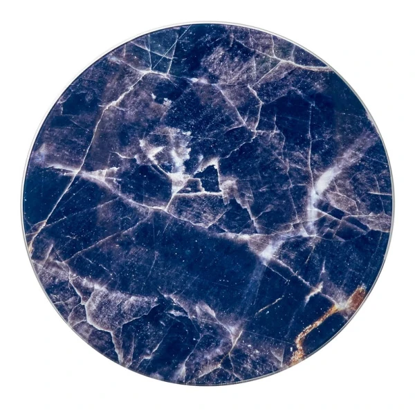 Купить Набор кофейных столиков Tango темно-синий с чёрными ножками, 2шт по низкой цене