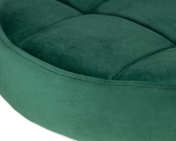 Купить Набор 2 шт Табурет барный DOBRIN BRUNO GOLD, зеленый велюр (MJ9-88) по низкой цене