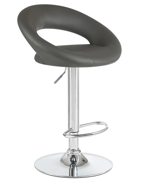 Стул барный DOBRIN MIRA, серый для кафе, ресторанов и кухни