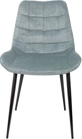 Купить Стул для кухни Бюрократ KF-6_2 комплект 2шт серо-голубой Light 28 металл черный на ножках (KF-6/LT28_2) в интернет-магазине КупиКресла.ру