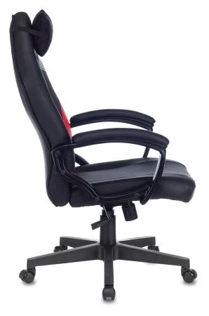 Кресла для геймеров - Кресло игровое Zombie HERO BATTLEZONE черный/красный искусственная кожа с подголов. крестовина пластик