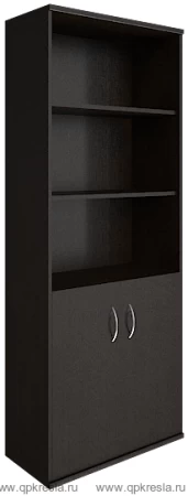 Шкаф высокий широкий (2 низкие двери ЛДСП) А.СТ-1.1