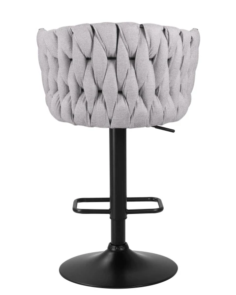 Стул барный DOBRIN LEON, серая ткань (LAR 275-17) для кафе, ресторанов и кухни