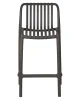 Купить Стул полубарный DOBRIN CHLOE, темно-серый (GR-04) по выгодной цене для кафе, ресторанов и кухни