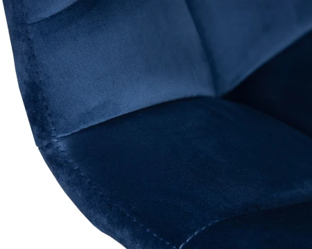 Купить Набор 2 шт Стул барный DOBRIN TAILOR WHITE, синий велюр (MJ9-117) в интернет-магазине КупиКресла.ру