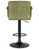 Купить Набор 2 шт Стул барный DOBRIN KRUGER ARM BLACK, зеленый вельвет (LAR-E2041-7) в интернет-магазине КупиКресла.ру