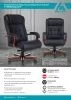 Кресла руководителя - Кресло руководителя Бюрократ T-9926WALNUT черный кожа крестовина металл/дерево