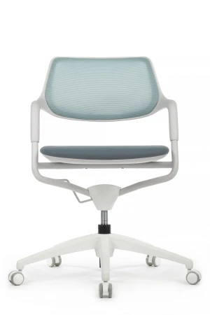 Офисные кресла - Кресло Scroll HY-813D Голубой/Серый