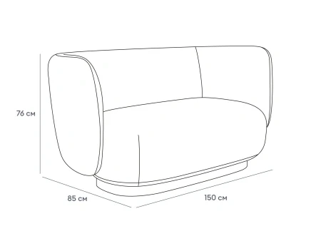 Купить Диван Lucca 2-х местный по низкой цене