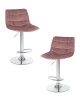 Набор 2 шт Стул барный DOBRIN TAILOR, пудрово-розовый велюр (MJ9-32)