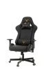 Кресло игровое Knight ARMOR черный ромбик эко.кожа с подголов. крестов. металл