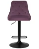 Купить Стул барный DOBRIN JOSEPH BLACK, пудрово-сиреневый велюр (MJ9-52) по выгодной цене для кафе, ресторанов и кухни