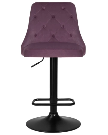 Купить Стул барный DOBRIN JOSEPH BLACK, пудрово-сиреневый велюр (MJ9-52) по выгодной цене для кафе, ресторанов и кухни