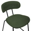 Купить Стул полубарный Ant букле зеленый по выгодной цене для кафе, ресторанов и кухни