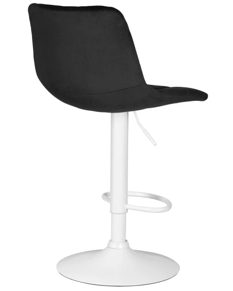 Стул барный DOBRIN TAILOR WHITE, черный велюр (MJ9-101) для кафе, ресторанов и кухни